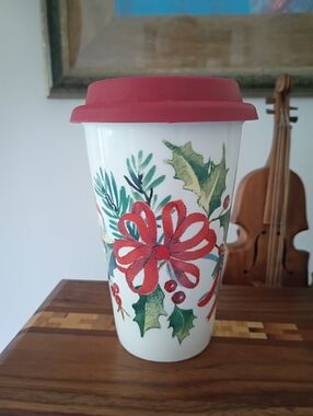 Lenox Holiday Coffee Tea Tumbler *** Final Price ***